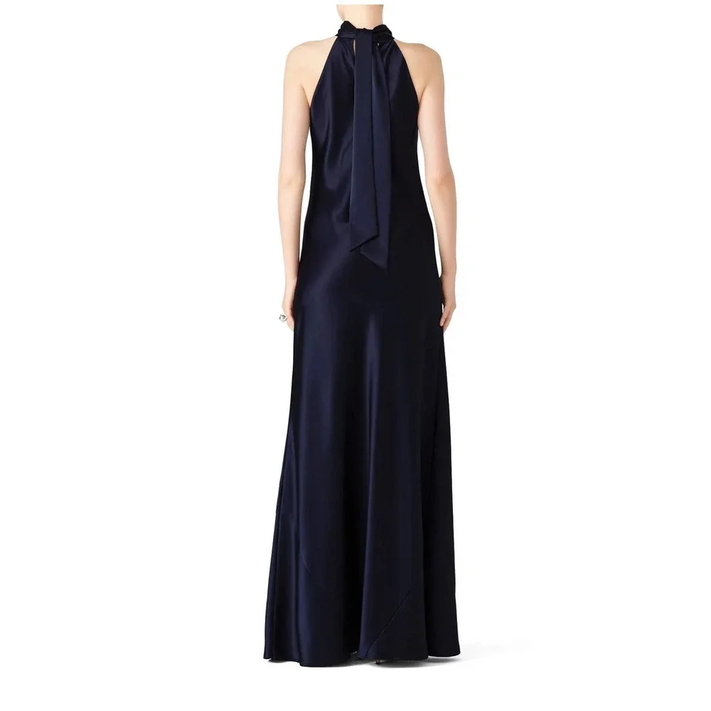 Galvan London Midnight Sash Dress 8